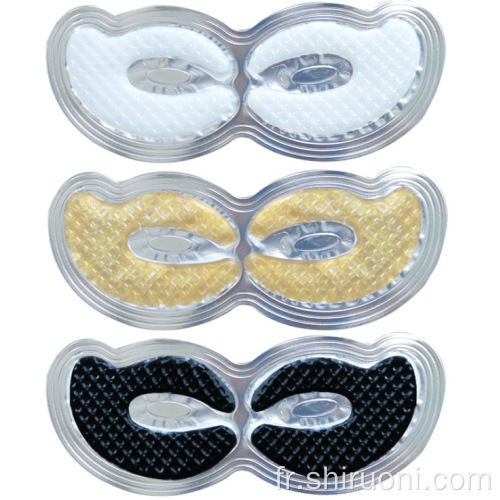 Masque en soie pour les yeux au collagène en or 24 carats